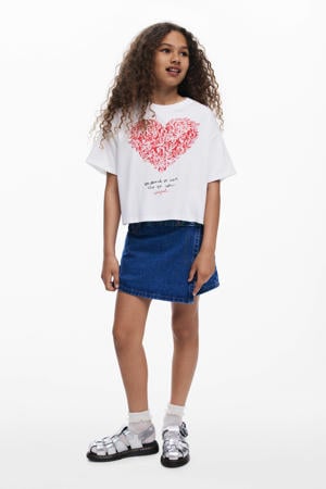 spijkerrok medium blue denim