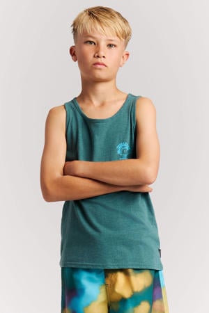 T-shirt met backprint groen