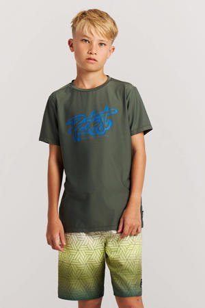 zwemshort PRTCHOPPER JR groen/blauw