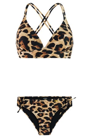 voorgevormde triangel bikini set PRTSHALA beige/bruin