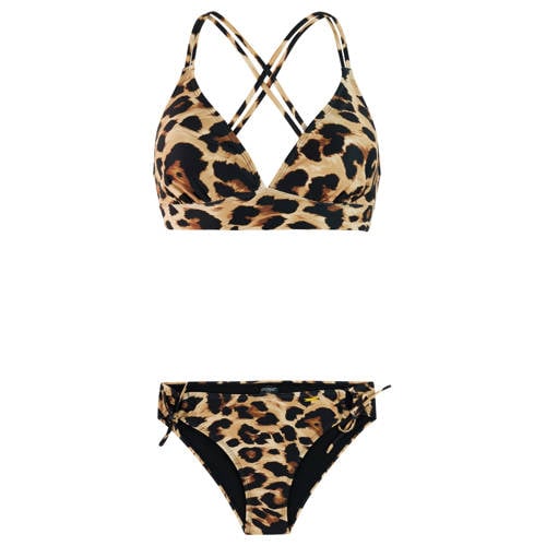 Protest voorgevormde triangel bikini PRTSHALA beige/bruin afbeelding