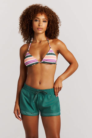 XFSRG Badrok voor dames, sneldrogend, hoge taille, sexy, zomer, zee, rok, mode, sport, strand, zwemkleding, Zwart, M