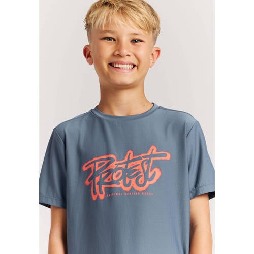Protest UV T-shirt PRTCAPTAIN JR blauw
