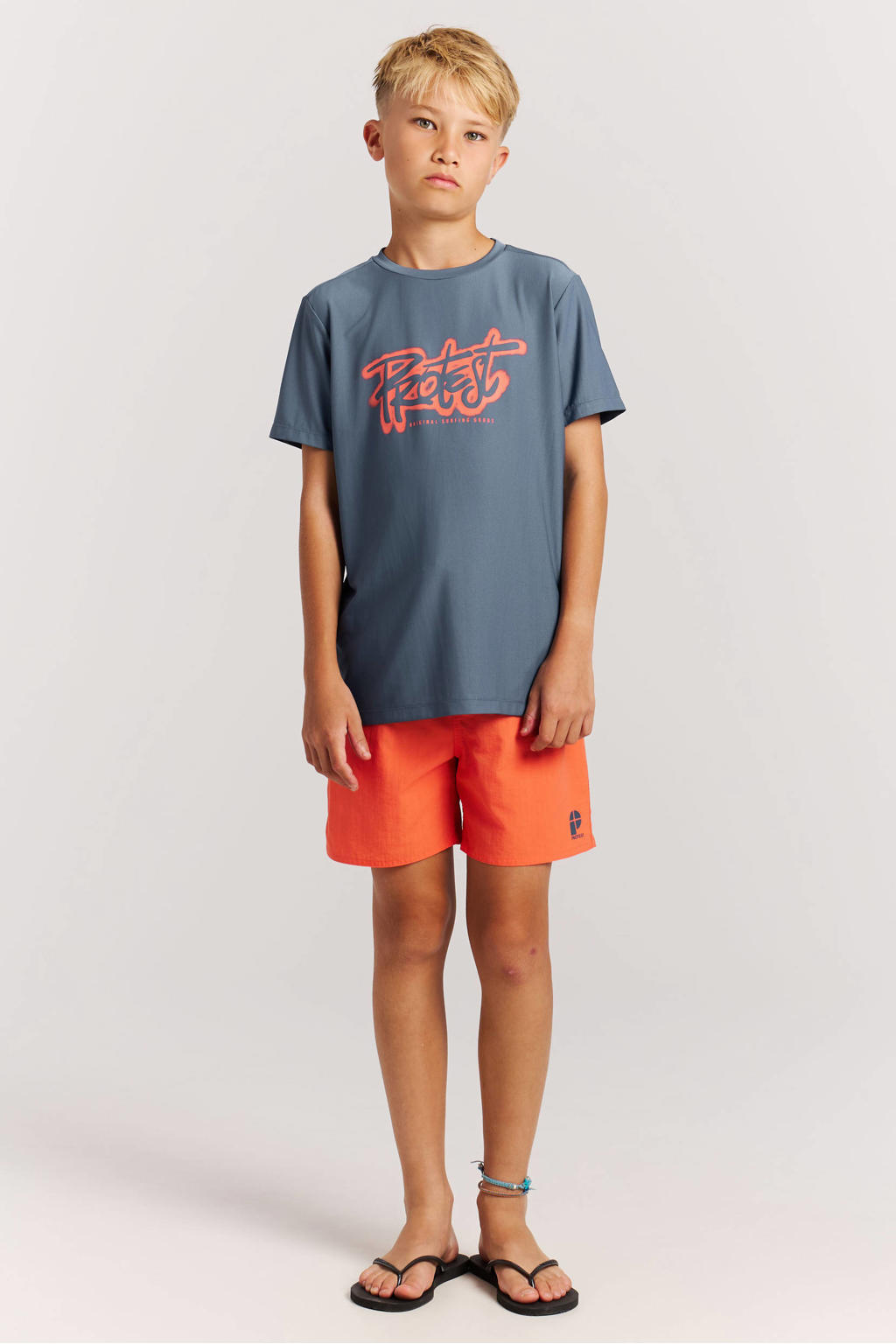 Protest UV T-shirt PRTCAPTAIN JR blauw