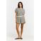 Protest straight high waist gestreepte casual short ecru crochet