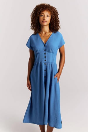 zomerjurk blauw