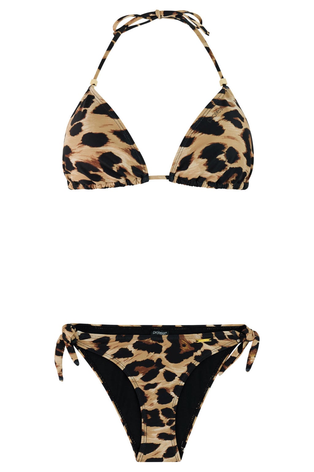 Protest voorgevormde triangel bikini set PRTOLEA beige/bruin