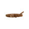 WE Fashion gevlochten riem bruin