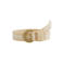 WE Fashion riem met borduursels beige/wit