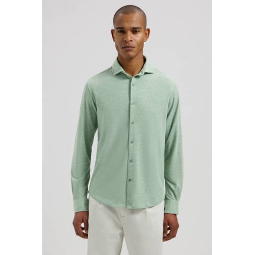 Dstrezzed slim casual overhemd lichtgroen afbeelding