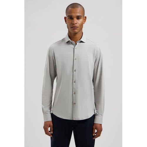 Dstrezzed slim casual overhemd grijs afbeelding