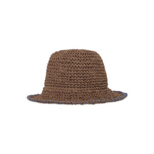 raffia hoed bruin