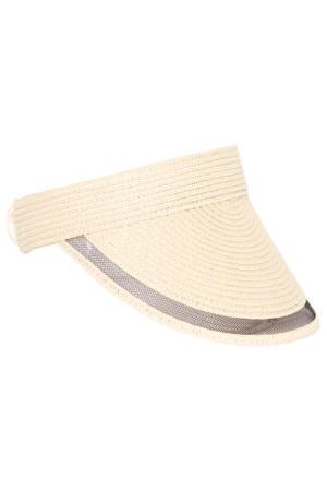raffia zonneklep naturel