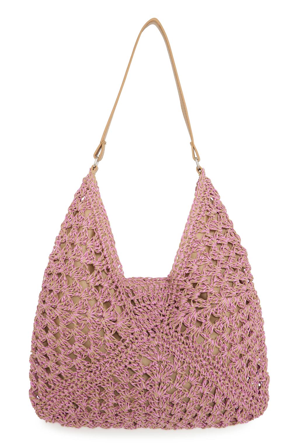 ICHI schoudertas IAMISSE roze
