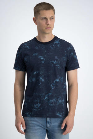 regular T-shirt donkerblauw