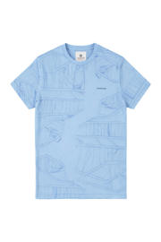 thumbnail: GABBIANO regular fit T-shirt met print - blauw