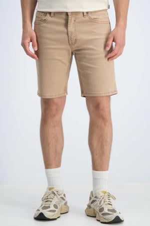 regular fit denim short - lichtbruin