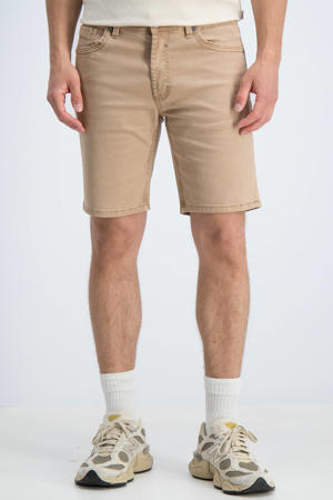 regular fit denim short - lichtbruin