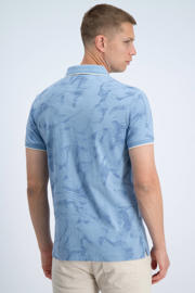 thumbnail: GABBIANO regular fit polo met print - allure blauw