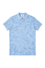 thumbnail: GABBIANO regular fit polo met print - allure blauw
