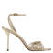 Mango sandalettes goud