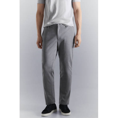 Mango Man slim chino grijs afbeelding