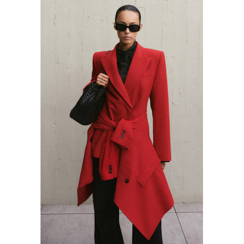 Mango oversized blazer rood afbeelding