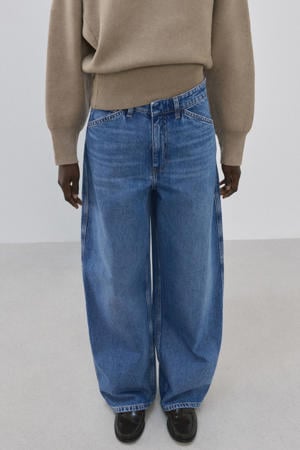 barrel jeans medium blue denim