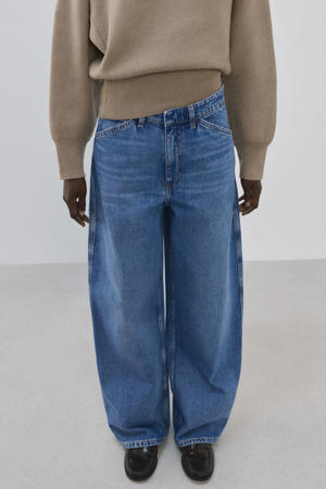 barrel jeans medium blue denim