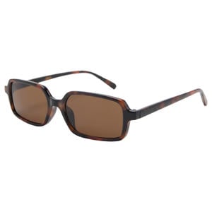 zonnebril met tortoise print bruin