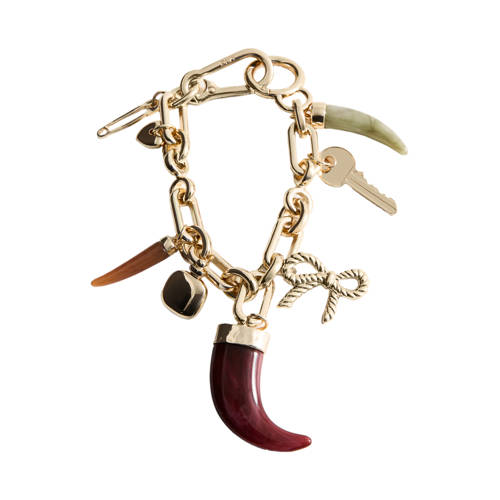 Mango sleutelhanger goudkleurig afbeelding