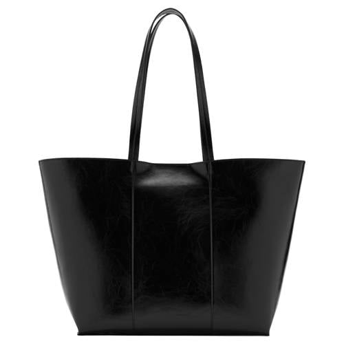 Mango shopper zwart afbeelding