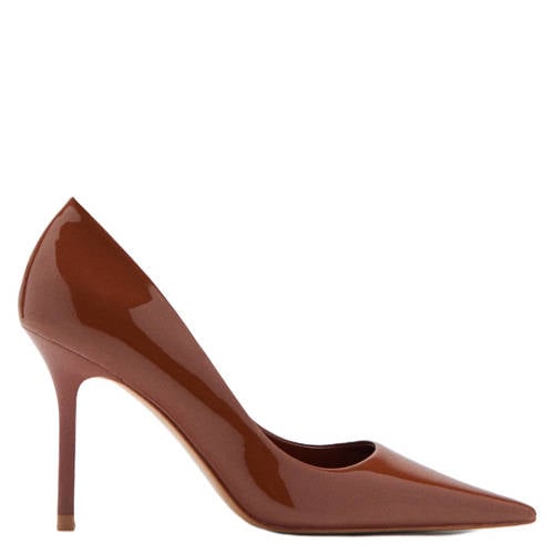 Mango pumps bruin afbeelding