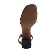 thumbnail: Mango leren sandalettes bruin