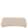 Mango gevlochten clutch beige