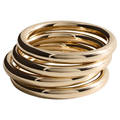 Mango armband - set van 4 goudkleurig afbeelding
