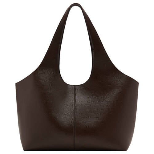 Mango shopper donkerbruin afbeelding
