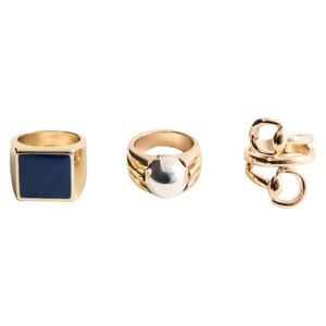 ring - goudkleurig (set van 3)