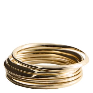 armband - goudkleurig (set van 6)