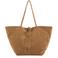 Mango suede shopper cognac