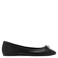 Mango leren ballerina's zwart