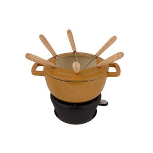 Fondueset Fontestic Gietijzer Amber Gold - Ø 18 cm
