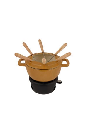 Fondueset Fontestic Gietijzer Amber Gold - Ø 18 cm
