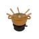Cosy & Trendy  Fondueset Fontestic Gietijzer Amber Gold - Ø 18 cm