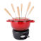 Cosy & Trendy  Fondueset Fontestic Gietijzer Traditional Red - Ø 18 cm