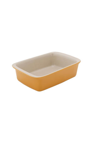 Kleine Ovenschaal / Serveerschaal Aardewerk Fontestic Amber Gold - 16 x 10 x 3.5 cm / 350 ml