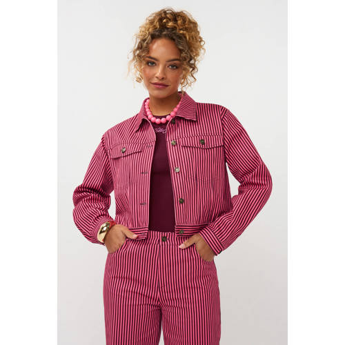 Ydence spijkerjas roze afbeelding