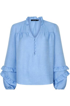 blousetop blauw