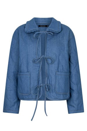 spijkerjas quilted medium blue denim