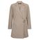 Ydence wikkel-/overslagjurk beige